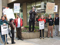 May 11th 2006 Emergency Picket Action